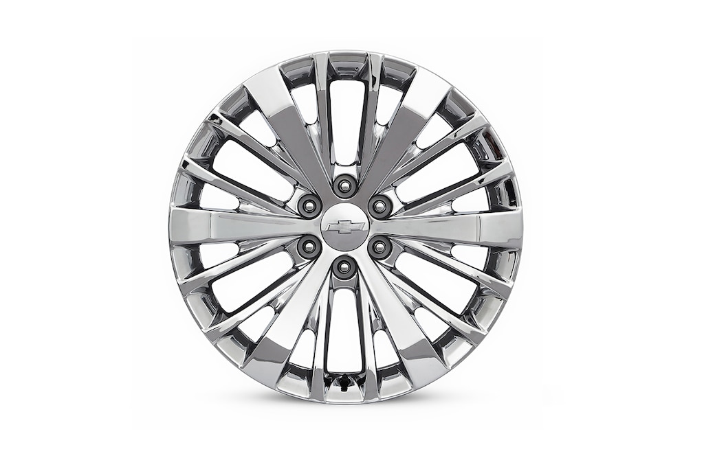 Rin de aluminio de 22 pulgadas cromado de 6 brazos (diseño 3) para Chevrolet Cheyenne ZR2 BISON 2025, camioneta pickup